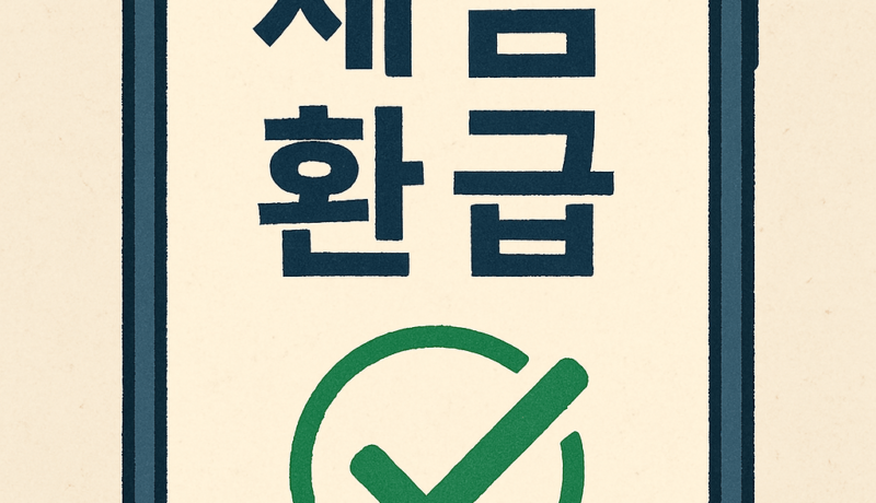 2025년 국세청 원클릭 환급 서비스로 쉽고 빠르게 세금 환급받기 a sign with a check mark and a green tick