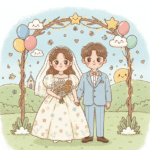 결혼식, 사랑, 행복한 순간