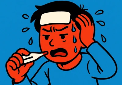 2025년 독감 대유행, 작년보다 12배 증가! 지금 꼭 알아야 할 예방법 독감 고열로 고통받는 남자