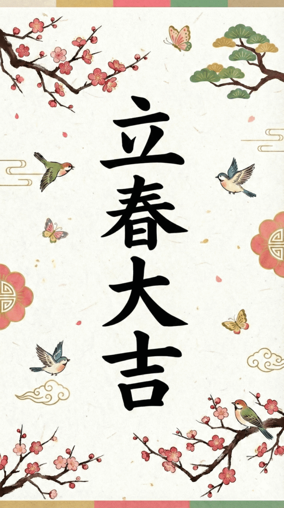 입춘대길_핸드폰 바탕화면 - Useful Life Hub